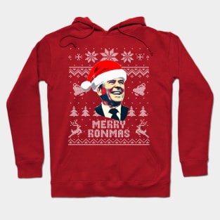 Ronald Reagan Merry Ronmas Hoodie